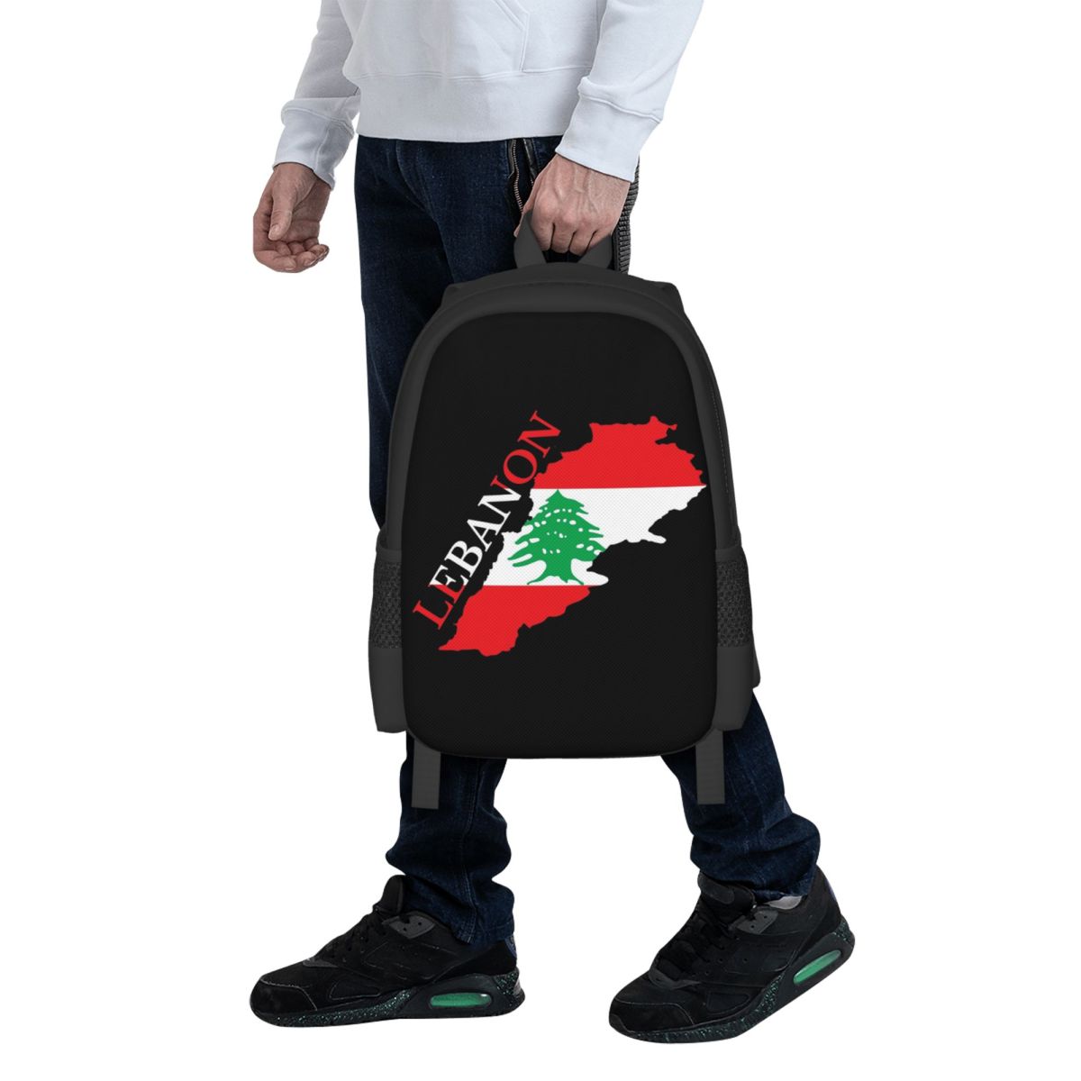 Women Bags Lebanon - 레바논 국기 지도 학생 배낭 학교