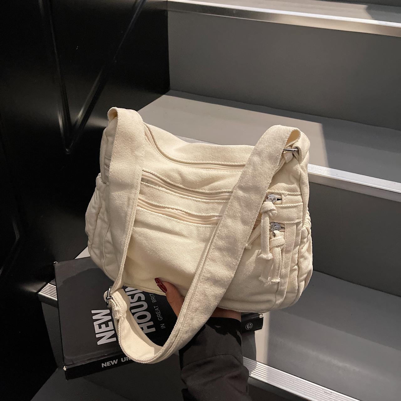 Women'S Kipling Bags - 새로운 유행 심플 캔버스 가방 한국판