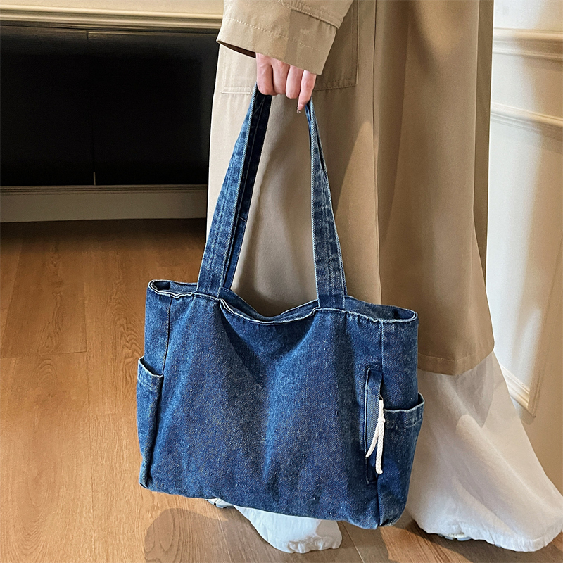 Women Bags Jeans - 새로운 워싱 데님 캐주얼 여성 숄더백