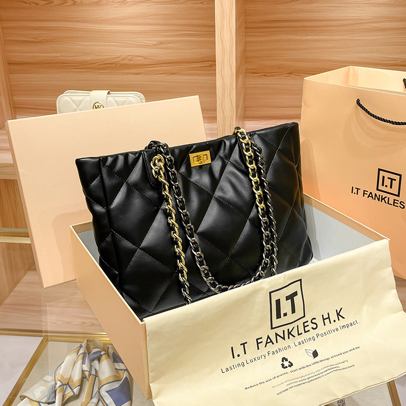 Women Bags Jw Pei - 2026 뉴 홍콩 퀼트 토트백, 천연