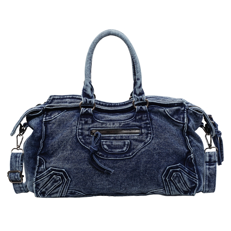 Women Bags Jeans - 대용량 여성 데님 핸드백 토트백 고품질