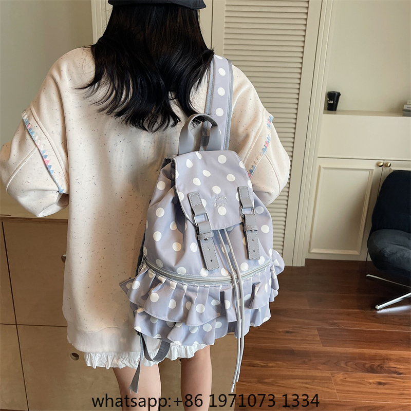 Ruffles Spliced ​​Mochilas Muj - Women'S Bags Holiday 리뷰 및 가격