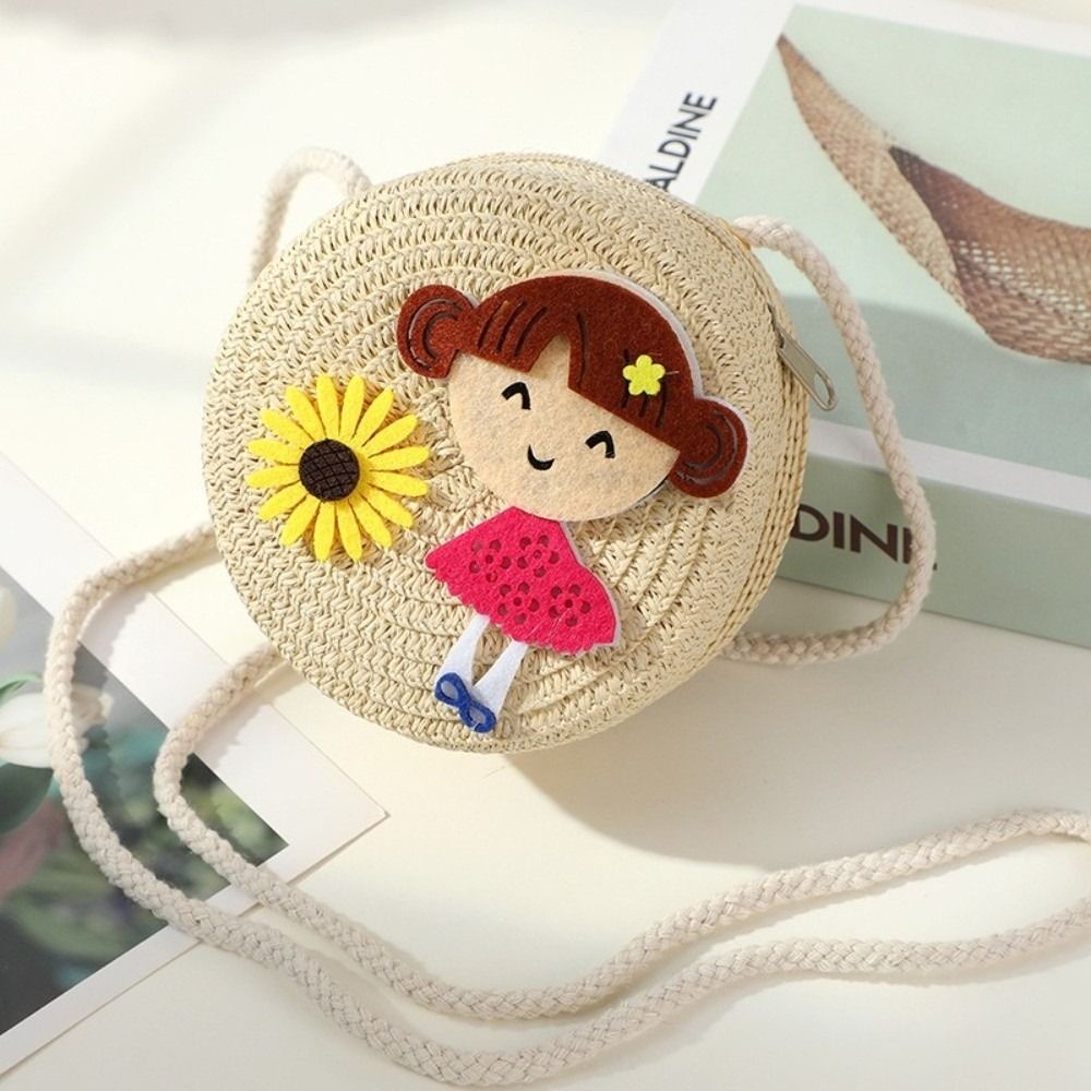 창의적인 수제 짚 숄더백 꽃무늬 귀여운 크로스백 가벼운 - Woven Straw Bag 리뷰 및 가격