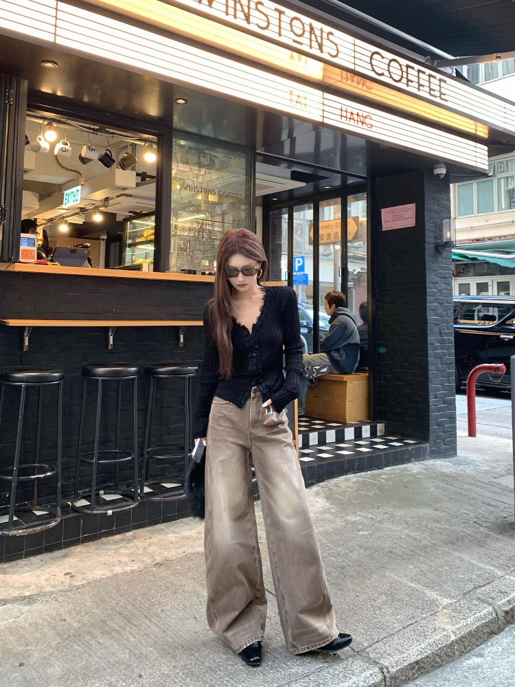 【FANGTING】 여성 봄 빈티지 캐주얼 청바지 독특 - Women Bags Jeans 리뷰 및 가격