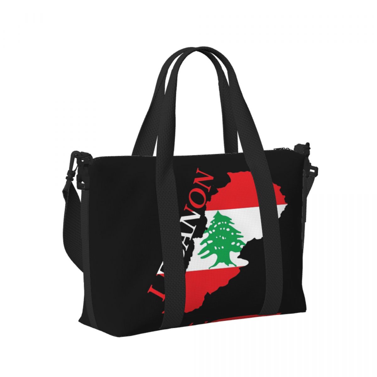 사용자 정의 레바논 국기지도 해변 여행 가방 체육관 스 - Women Bags Lebanon 리뷰 및 가격