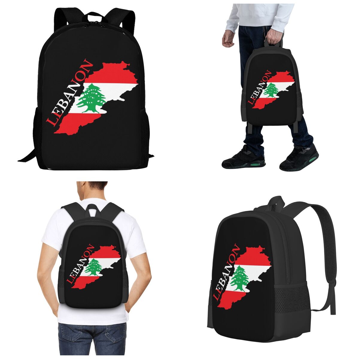 레바논 국기 지도 학생 배낭 학교 가방 하이킹 여행 데 - Women Bags Lebanon 리뷰 및 가격
