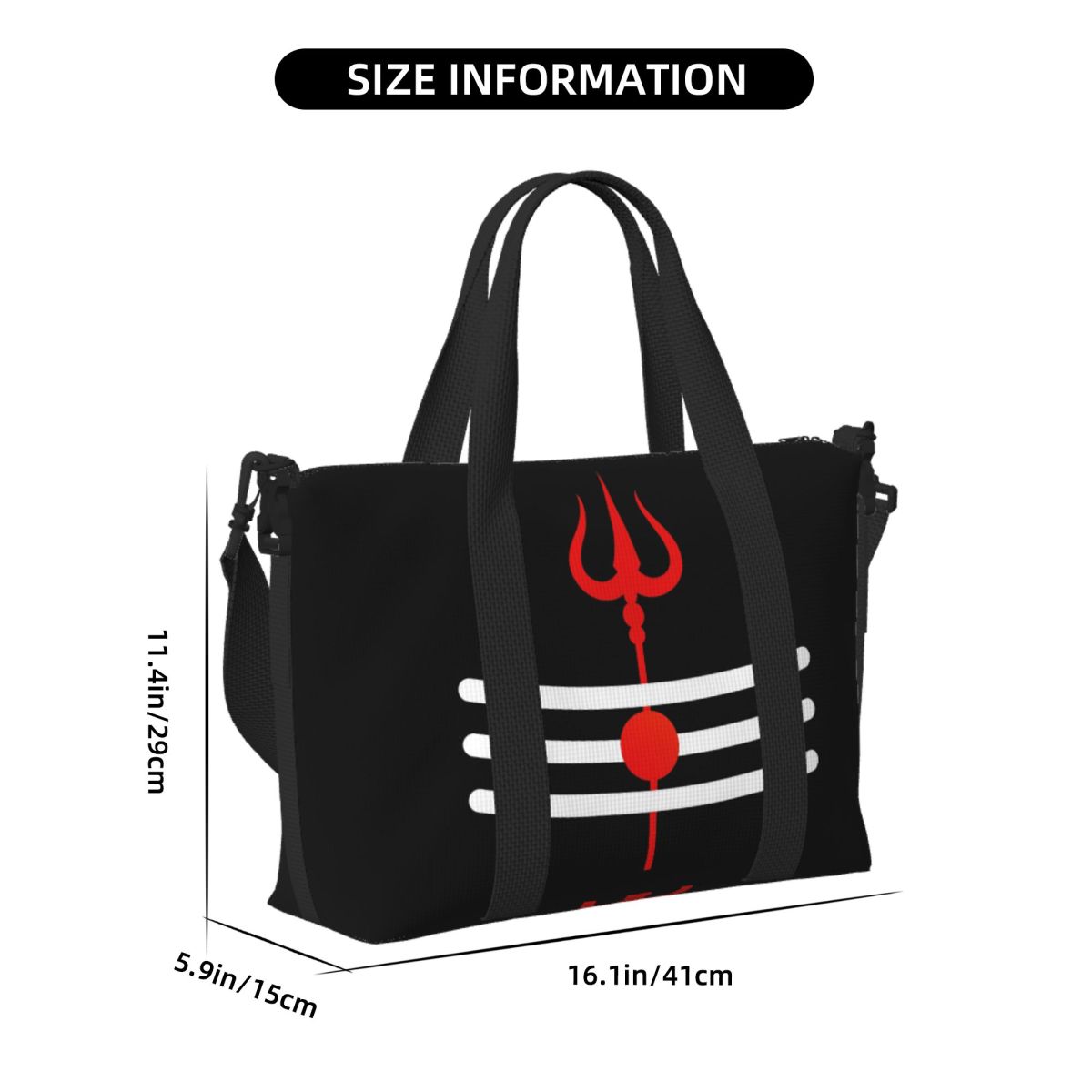 맞춤형 시바 힌두교 신 인도 링람 시바 삼지창 비치 여 - Women Bags India 리뷰 및 가격