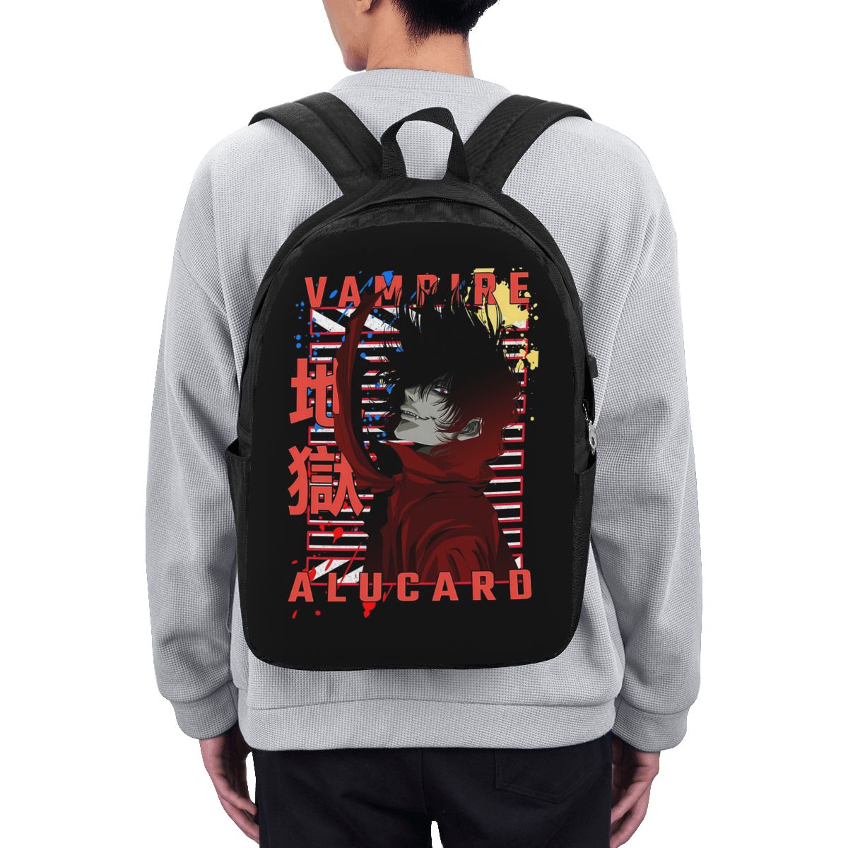 Alucard Hellsing 만화 배낭 여행 노트북  - Women Bags College 리뷰 및 가격
