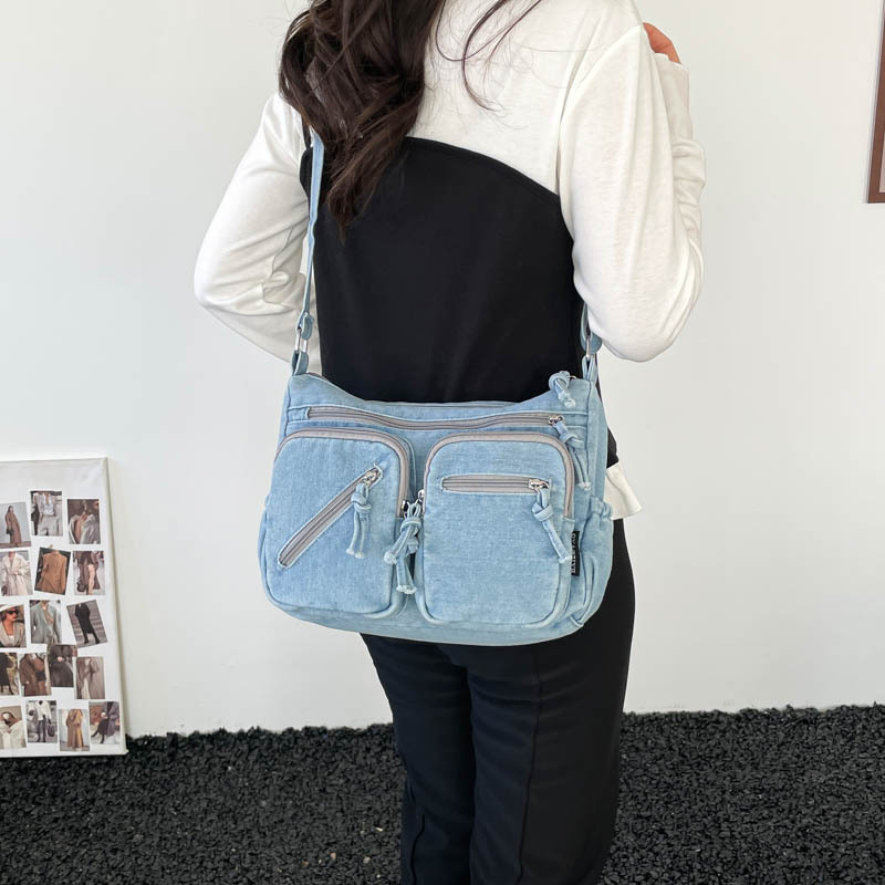 패션 데님 숄더백 새로운 캐주얼 다용도 대용량 멀티 포 - Women'S Kipling Bags 리뷰 및 가격