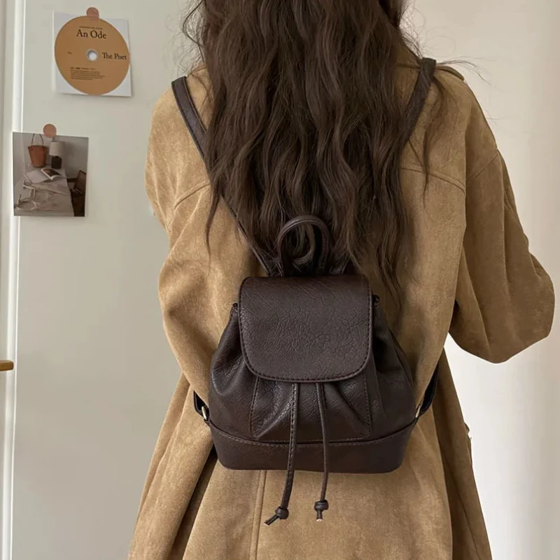 대학 여자를위한 작은 패션 배낭 학교 가방 Pu 가죽  - Women Bags H&M 리뷰 및 가격