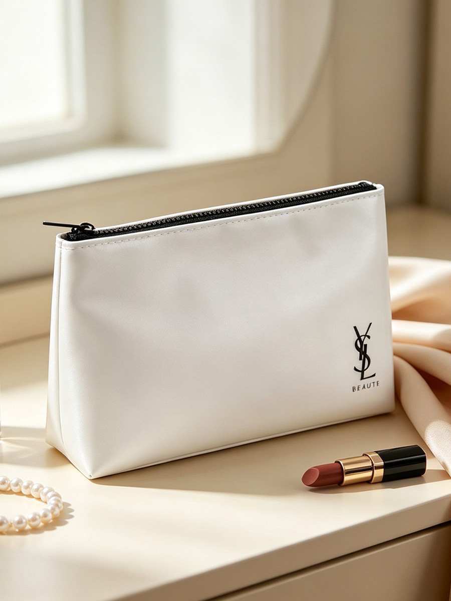 YSL DIY 화이트 가죽 화장품 가방 진주 체인 스트 - Women Bags Ysl 리뷰 및 가격