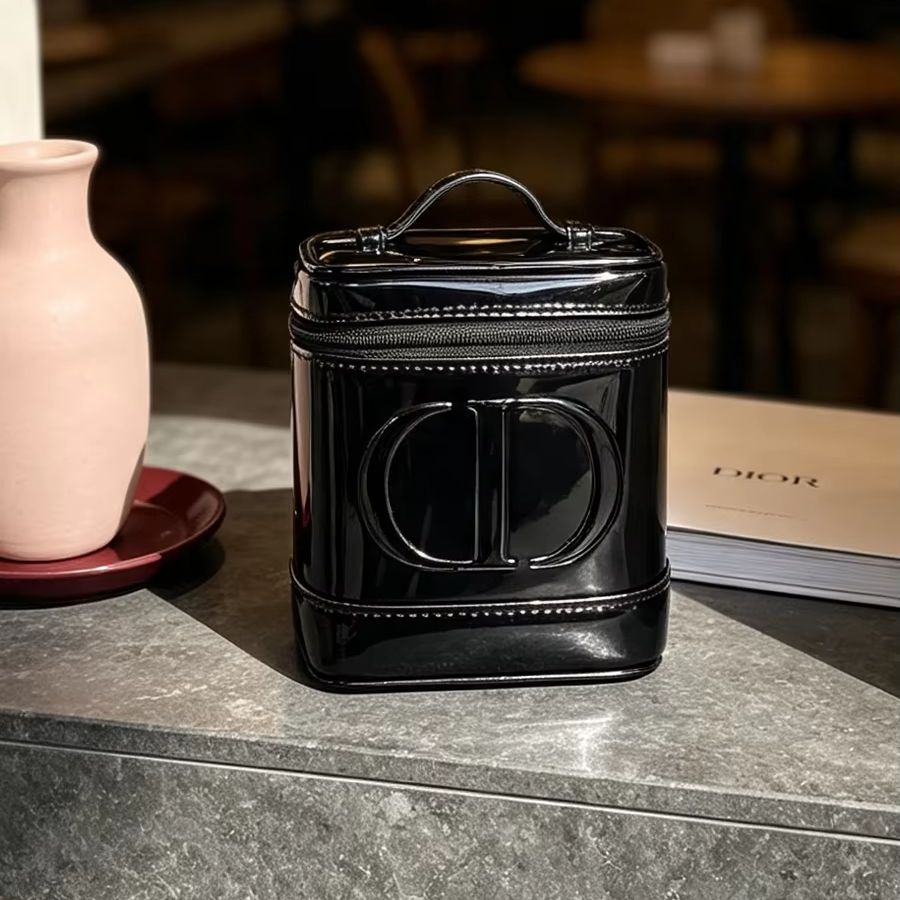 디올 가방 블랙 메쉬 여성용 가방 휴대용 화장품 수납  - Women'S Bags Holiday 리뷰 및 가격