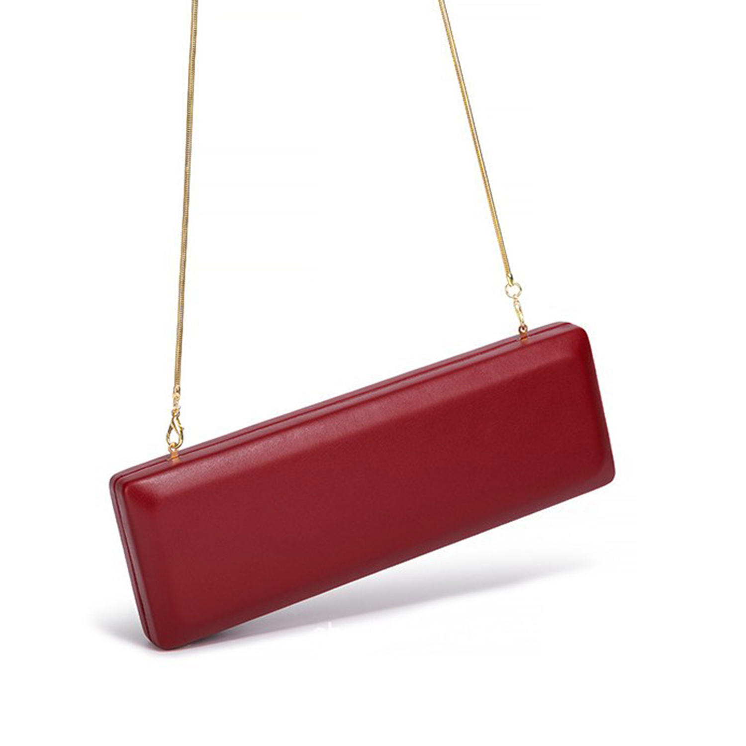 우아한 레드 이브닝 백 미니멀리스트 탈부착 가능한 골드 - Women Bags Gold 리뷰 및 가격