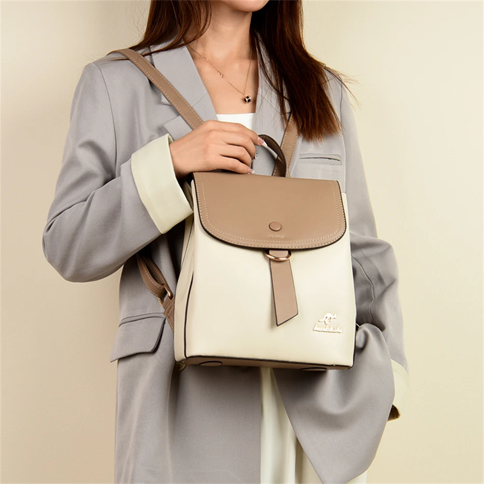 여성용 다기능 대용량 배낭, 패션 인쇄, 대비 색상 질 - Women Bags H&M 리뷰 및 가격