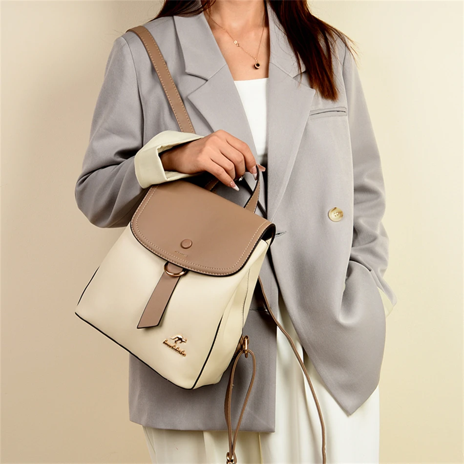 여성용 다기능 대용량 배낭, 패션 인쇄, 대비 색상 질 - Women Bags H&M 리뷰 및 가격