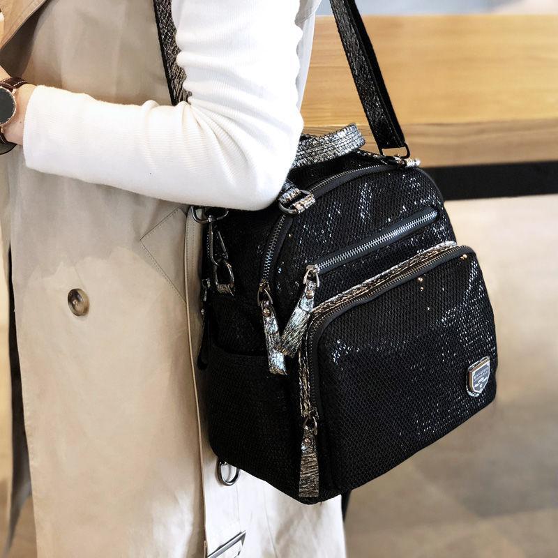 배낭 여성용 핸드헬드 스팽글 가방, 한국 에디션, 패션 - Women Bags H&M 리뷰 및 가격