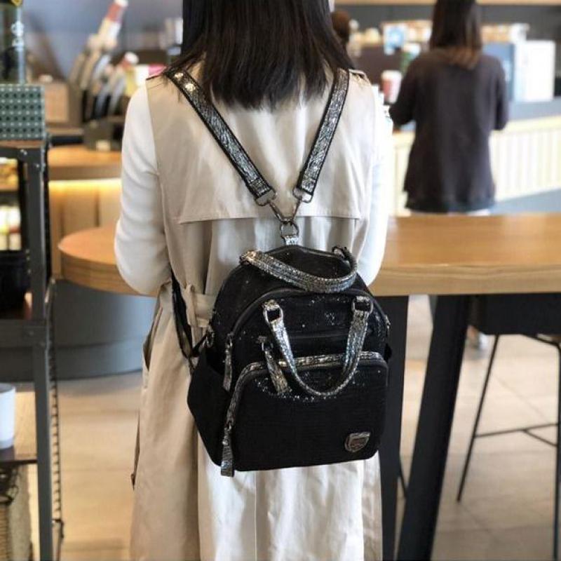 배낭 여성용 핸드헬드 스팽글 가방, 한국 에디션, 패션 - Women Bags H&M 리뷰 및 가격