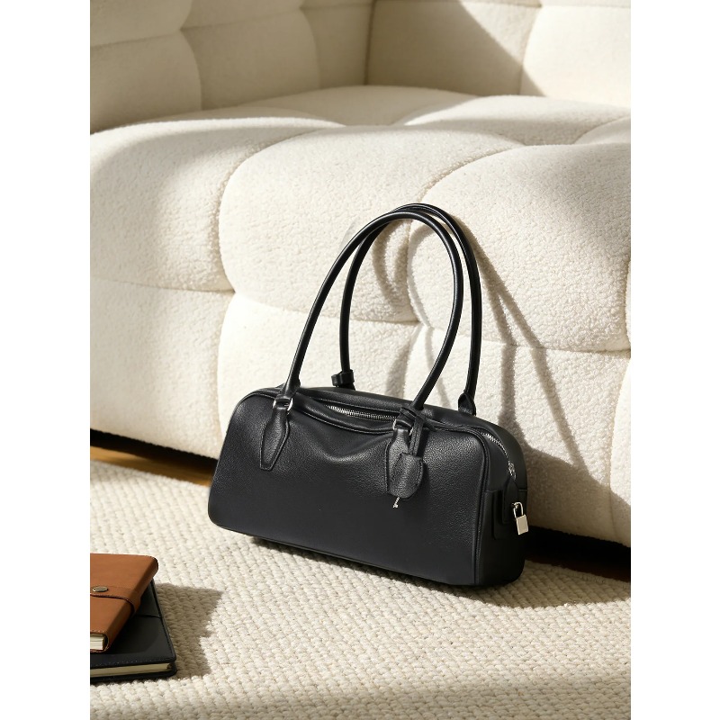정품 가죽 Ew 인디아 롱 핸들 볼링백, 새로운 니치  - Women Bags India 리뷰 및 가격