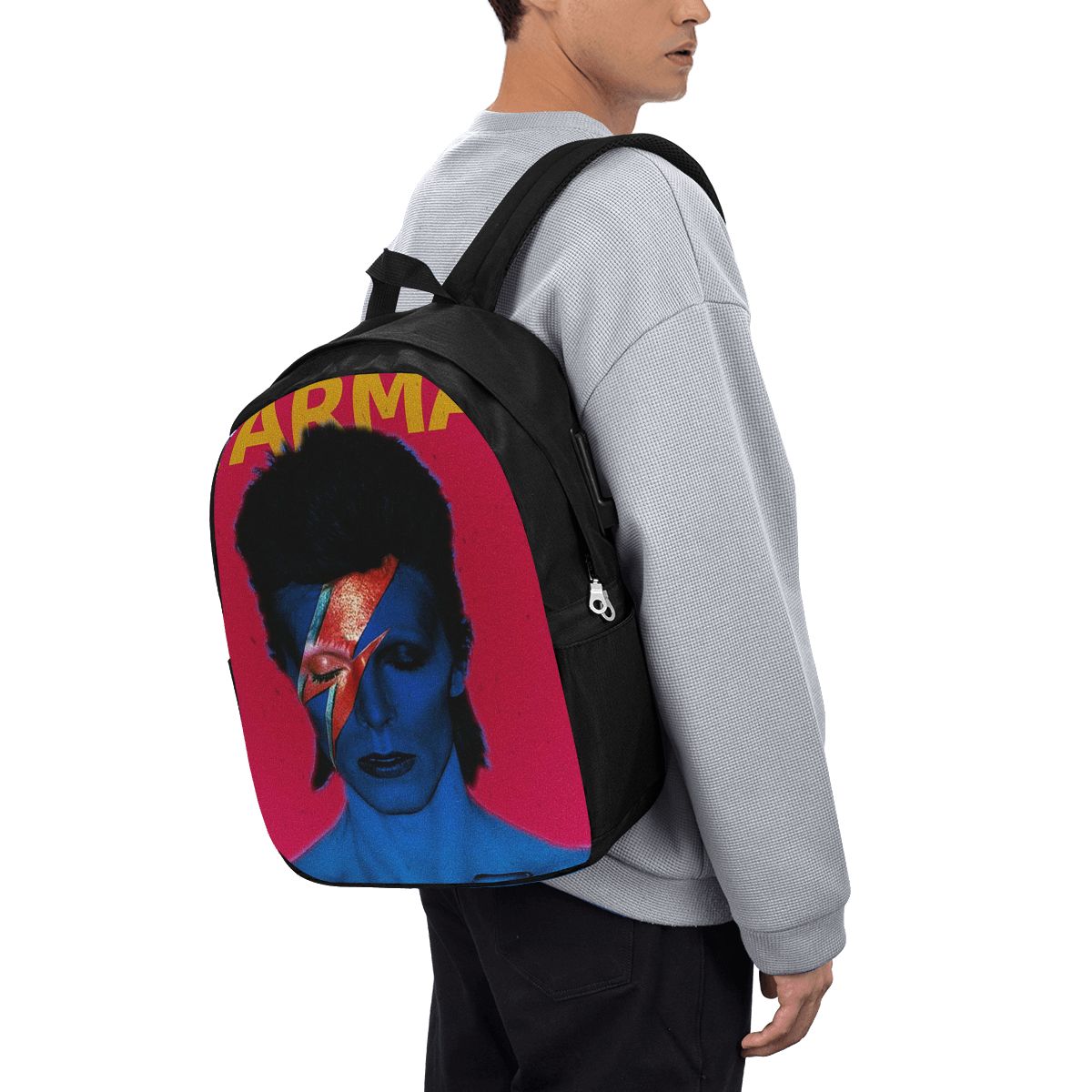 데이비드 보위드 백팩 여행 노트북 가방 컴퓨터 대학생  - Women Bags College 리뷰 및 가격