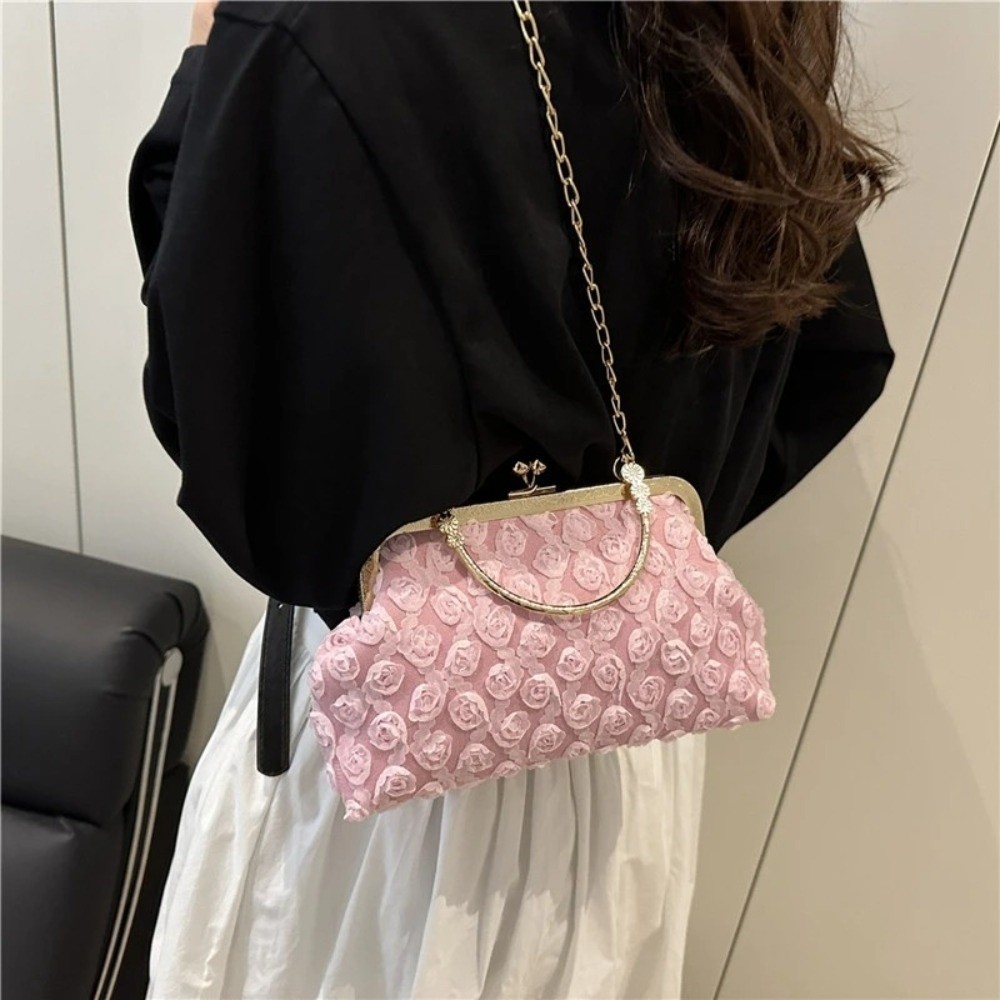 럭셔리 클립 숄더백 3D 플라워 쉘 모양 크로스바디 백 - Women'S Bags Holiday 리뷰 및 가격