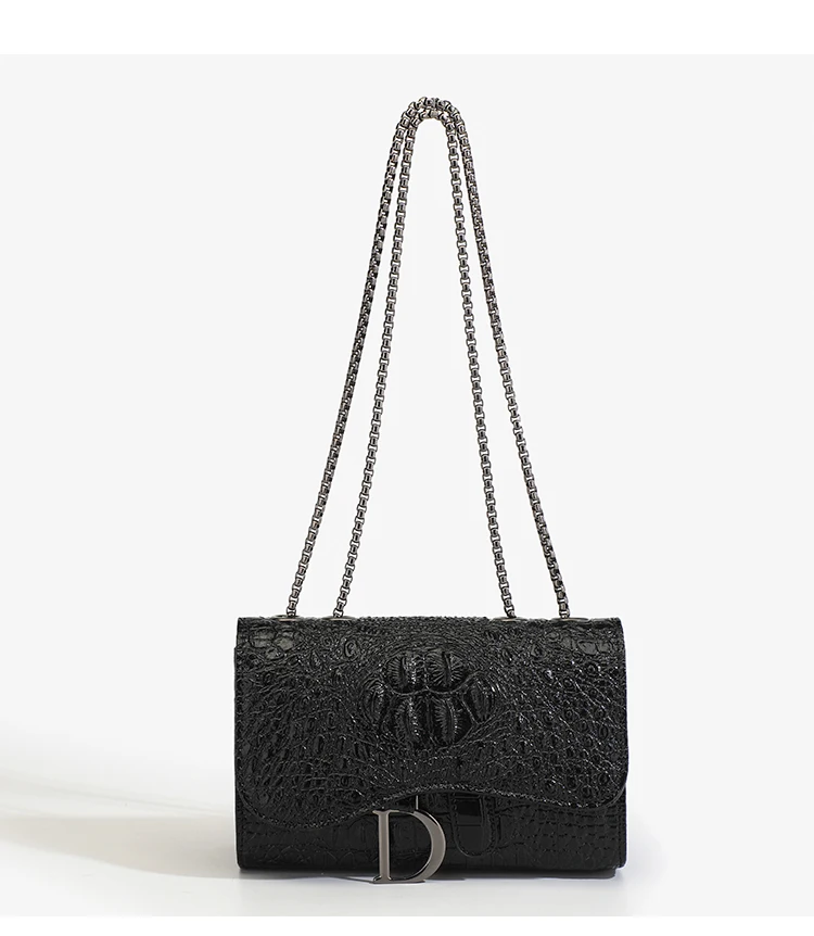 패션 여성용 크록 패턴 스팽글 체인 크로스바디 백 D- - Women Bags Ysl 리뷰 및 가격