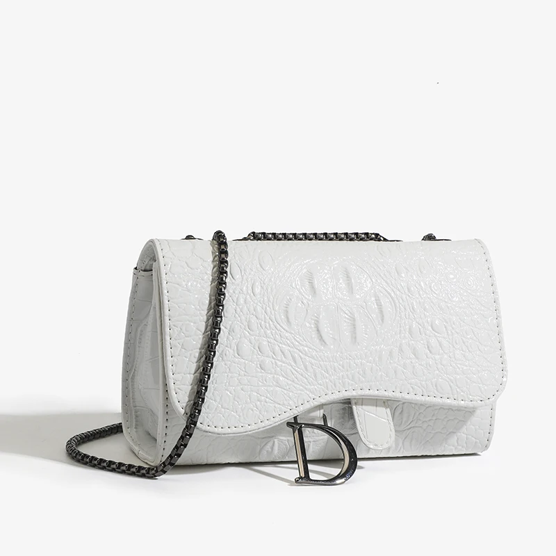 패션 여성용 크록 패턴 스팽글 체인 크로스바디 백 D- - Women Bags Ysl 리뷰 및 가격