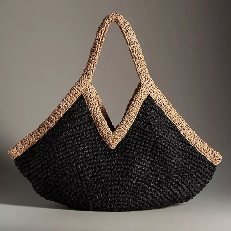 여름 신상 핸드메이드 핸드백 대용량 비치 휴가 숄더백  - Woven Straw Bag 리뷰 및 가격