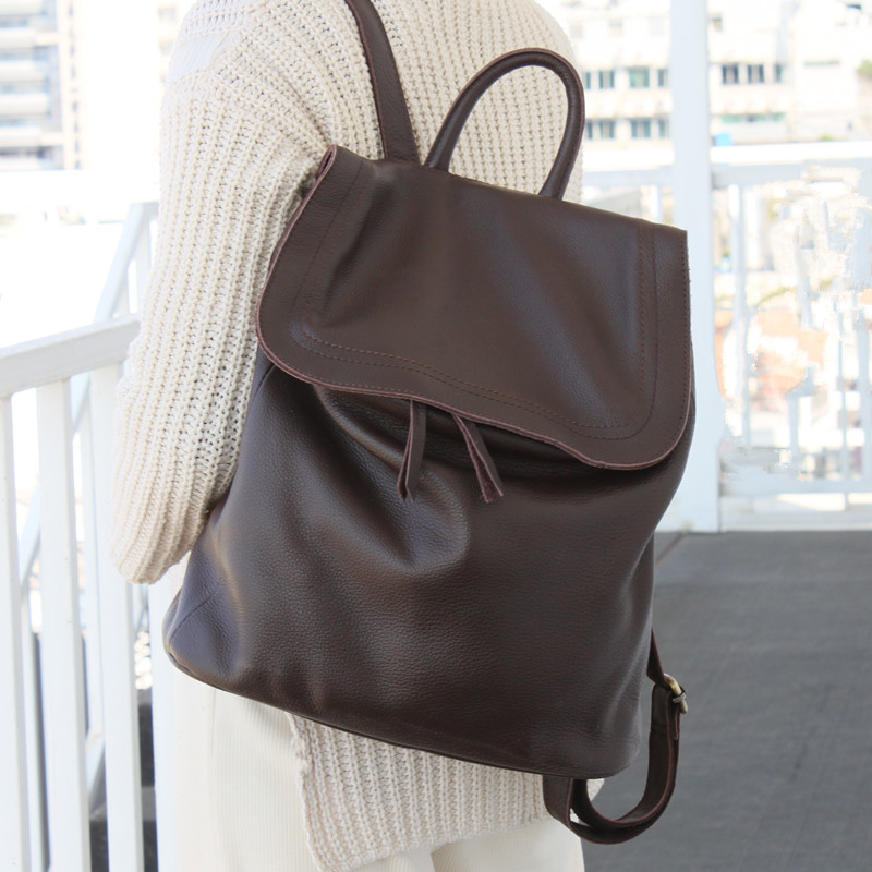 정품 가죽 디자이너 배낭 여성용, 간단한 버킷 스타일  - Women Bags H&M 리뷰 및 가격