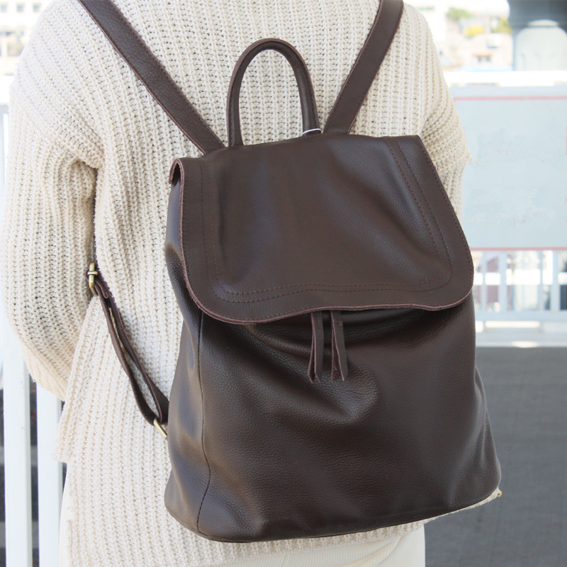 정품 가죽 디자이너 배낭 여성용, 간단한 버킷 스타일  - Women Bags H&M 리뷰 및 가격