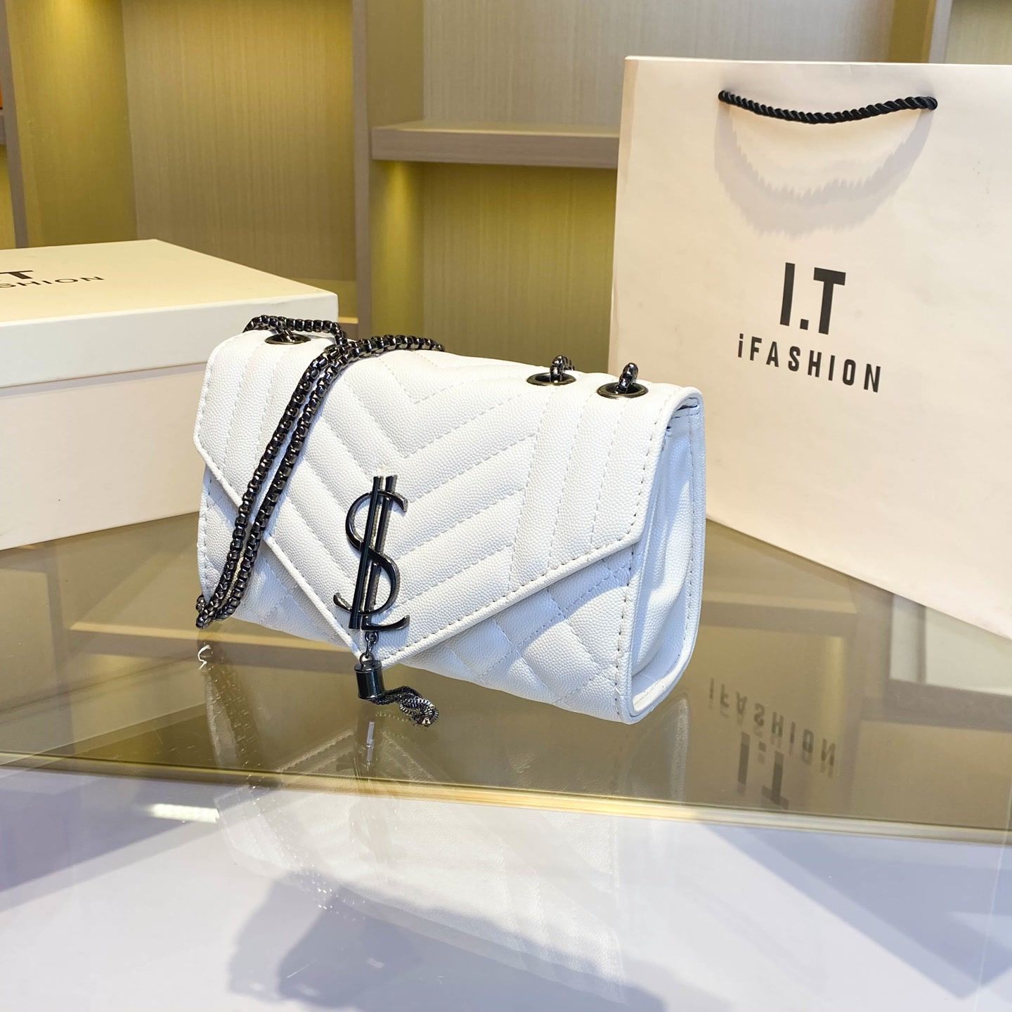 여성용 작은 사각형 가방 다목적 라이트 럭셔리 메신저  - Women Bags Ysl 리뷰 및 가격