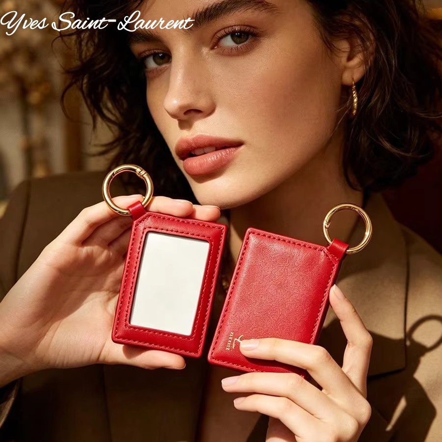YSL 레드 가죽 사각 미니 포켓 터치업 메이크업 거울 - Women Bags Ysl 리뷰 및 가격