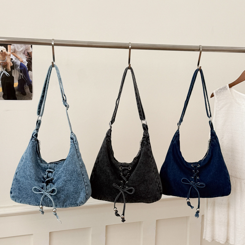 여성용 패션 데님 크로스바디 백, 대용량 캐주얼 디자인 - Women Bags Jeans 리뷰 및 가격