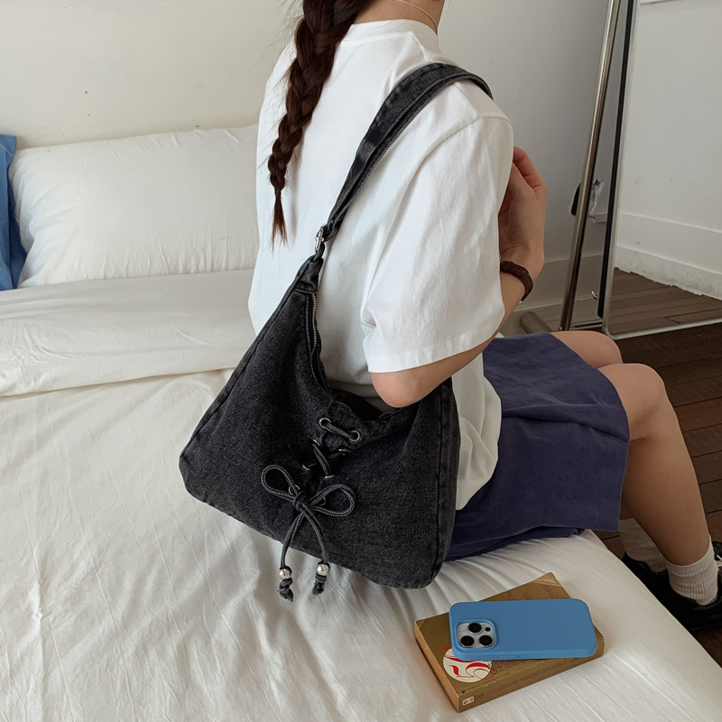 여성용 패션 데님 크로스바디 백, 대용량 캐주얼 디자인 - Women Bags Jeans 리뷰 및 가격