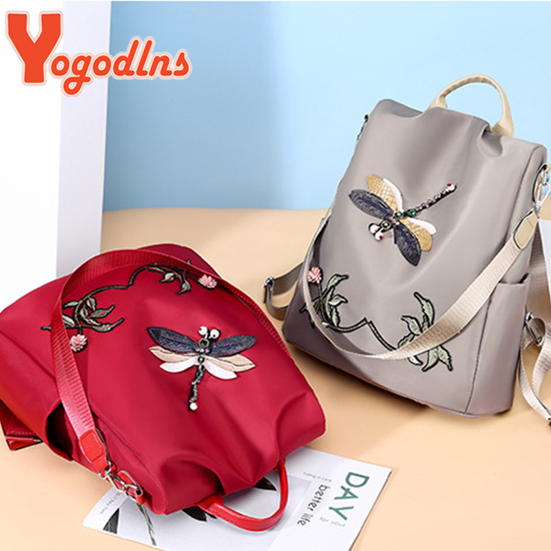 Yogodlns 패션 자수 배낭 여성 방수 옥스포드 여 - Women Bags H&M 리뷰 및 가격
